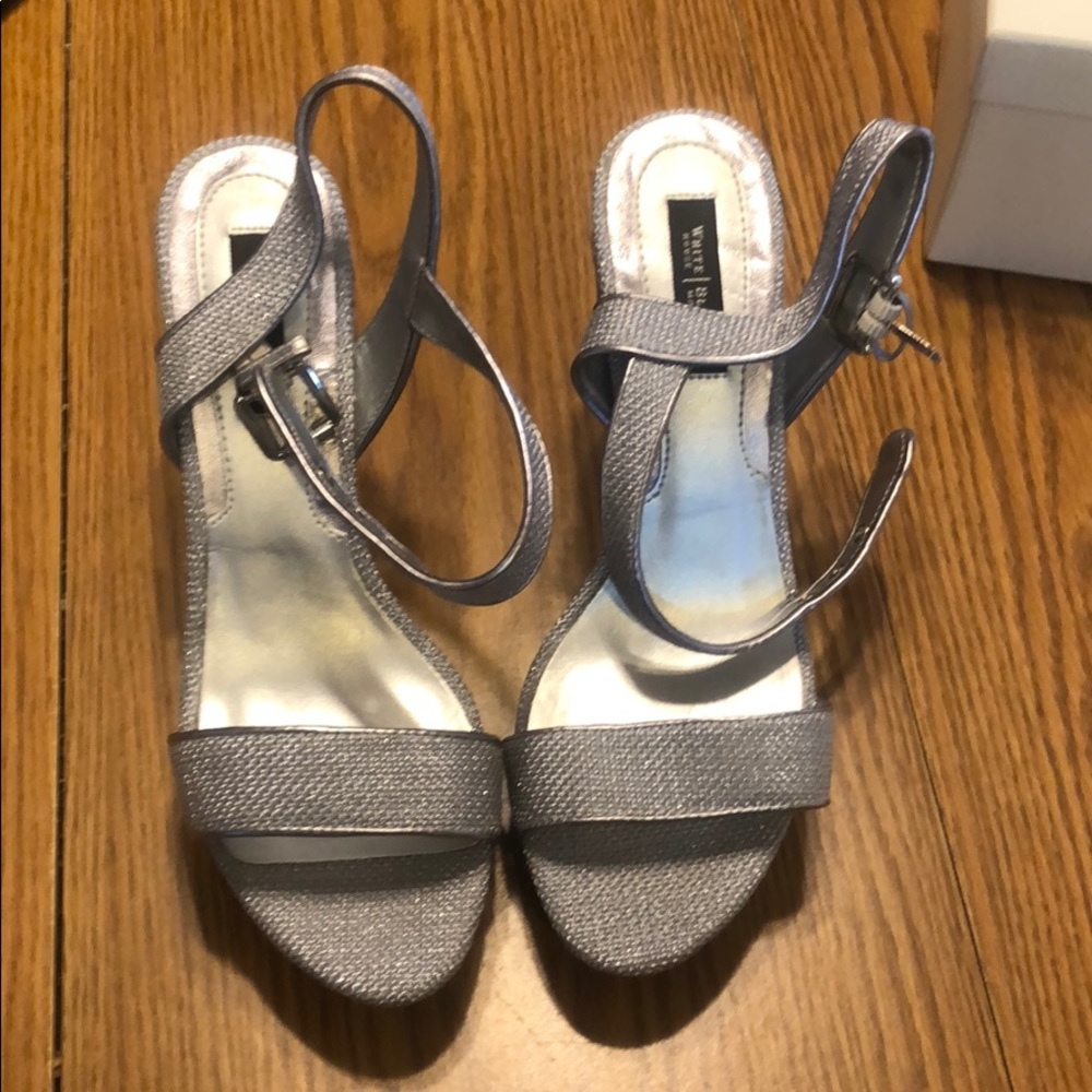 Silver wedges. Perfect for summer
